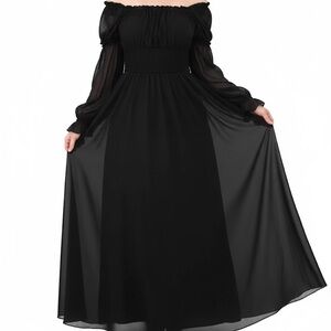 Foxblood Abigail Maxi Gown Large